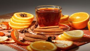 Trà đào cam quế